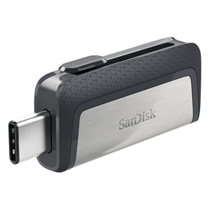 SanDisk Ultra Dual, USB-A, USB-C, 256 GB - USB memory stick Item - SDDDC2-256G-G46