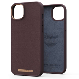 Njord byElements Genuine Leather, iPhone 14 Plus, dark brown - Case Item - NA42GL05 NA42GL05