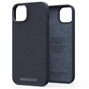 Dėklas Njord byElements Genuine Leather iPhone 14 Plus, Juodas Prekė - NA42GL00 NA42GL00