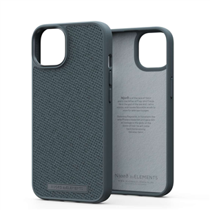 Dėklas Njord byElements Fabric, iPhone 14, Pilkas Prekė - NA41TN09 NA41TN09