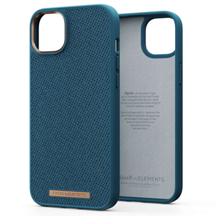 Dėklas Njord byElements Fabric iPhone 14 Plus, Mėlynas Prekė - NA42TN01 NA42TN01