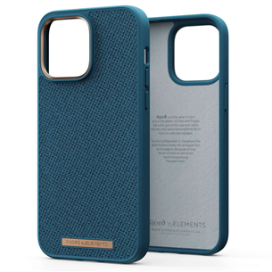 Dėklas Njord byElements Fabric iPhone 14 Pro Max, Mėlynas Prekė - NA44TN01 NA44TN01