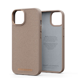Dėklas Njord byElements Fabric Just iPhone 14, Pink sand Prekė - NA41JU12 NA41JU12