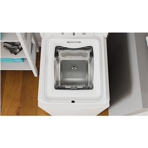 Indesit, 6 kg, depth 60 cm, 1000 rpm - Top Load Washing Machine Item - BTWS60400EU/N