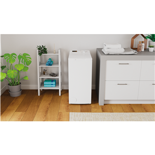 Indesit, 6 kg, depth 60 cm, 1000 rpm - Top Load Washing Machine Item - BTWS60400EU/N