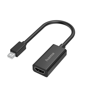 Adapteris Hama Video Adapter, Mini DisplayPort - HDMI, black Prekė - 00200332 00200332