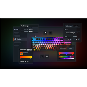Klaviatūra SteelSeries Apex Pro TKL (2023), US, Belaidė Prekė - 64865