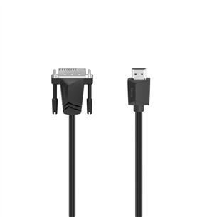 Kabelis Hama Video Cable DVI / HDMI, 1,5m, black Prekė - 00200715 00200715