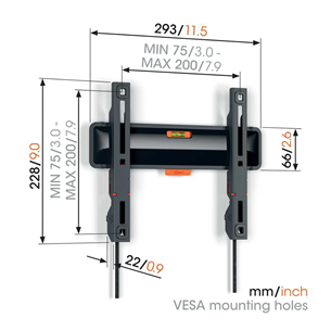 Vogels TVM 3203 Fixed TV Wall Mount, 19"-50'', black - LCD mount Item - TVM3203