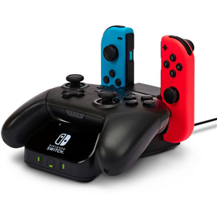 PowerA Nintendo Switch Controller Charging Base, black - Controller charger Item - 617885028526