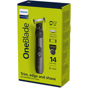 Kūno ir barzdos skustuvas Philips OneBlade Pro Prekė - QP6551/17