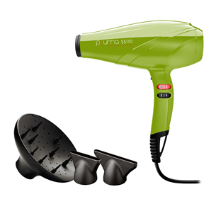 Plaukų džiovintuvas GA.MA Pluma 5500 Endurance Ion, 2400 W, green Prekė - SH1603 SH1603