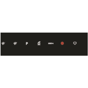 Whirlpool, 730 m³/h, width 59.8 cm, black/inox - Cooker Hood Item - WHBS62FLTK/1