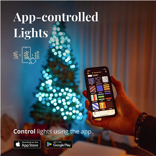 Twinkly Special Edition 250 RGB+W LED String (Gen II), IP44, 20 m, black - Smart Christmas Lights Item - TWS250SPP-BEU