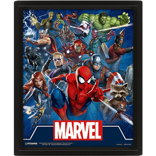 Pyramid International Framed 3D Effect Poster Marvel Cinematic Heroes - Poster Item - 5051265845528 5051265845528