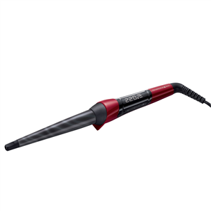 Remington Silk, diameter 13-25 mm, red/black - Conical curling wand Item - CI96W1