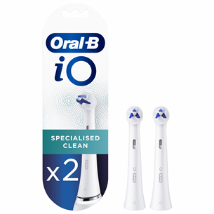 Dantų šepetėlių antgaliai Braun Oral-B iO Specialised Clean White, 2 vnt. Prekė - IOTG-2WHITE IOTG-2WHITE