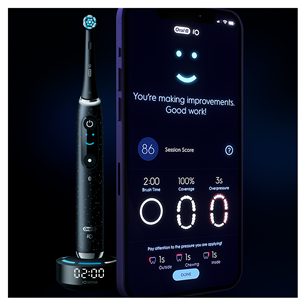 Elektrinis dantų šepetėlis Braun Oral-B iO 10, Juodas Prekė - IO10BLACK