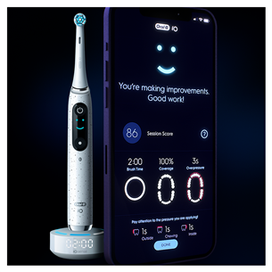 Elektrinis dantų šepetėlis Braun Oral-B iO 10, Baltas Prekė - IO10WHITE