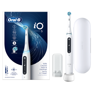 Elektinis dantų šepetėlis Braun Oral-B iO5, Baltas Prekė - IO5WHITE