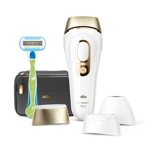 Braun Silk-expert Pro 5 IPL, белый/золотистый - Фотоэпилятор Товар - PL5243