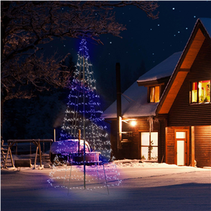 Twinkly Light Tree 3D, 750 LED, IP44, 4 m, black - Smart Christmas Tree Item - TWP750SPP-BEU