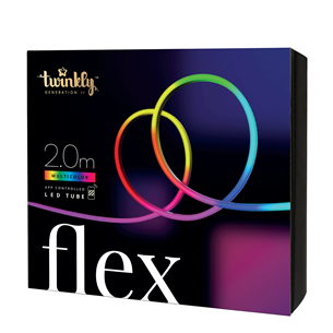 Išmanioji LED juosta Twinkly Flex, 200 LEDs, IP20, 2 m Prekė - TWFL200STW-WEU TWFL200STW-WEU