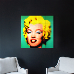 Twinkly Squares, 6 panels, IP20, black - Smart Light Wall Panels Starter Kit Item - TWQ064STW-07-BEU