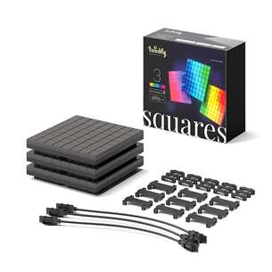 Twinkly Squares, 3 панели, IP20, дополнительный комплект, черный - Умные световые панели Товар - TWQ064STW-03-BAD