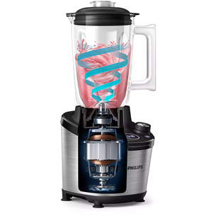 Philips 7000, 1500 Вт, серебристый/черный - Блендер Товар - HR3760/00