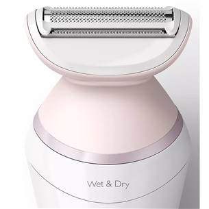 Philips Lady Shaver Series 8000, влажное и сухое бритье, белый - Беспроводная бритва Товар - BRL176/00