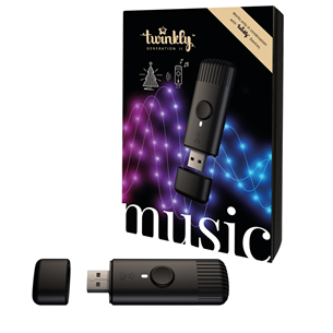 Twinkly Music, black - USB Music Adapter Item - TMD01USB TMD01USB