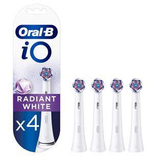 Dantų šepetėlių antgaliai Braun Oral-B iO Radiant White, 4 vnt. Prekė - IOWW-4WHITE IOWW-4WHITE