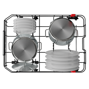 Whirlpool, 10 place settings, white - Freestanding Dishwasher Item - WSFO3O34PF