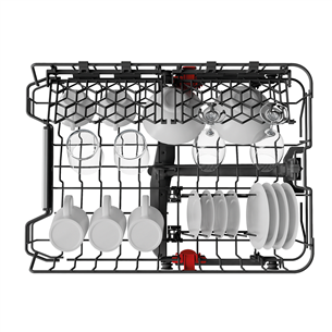 Whirlpool, 10 place settings, white - Freestanding Dishwasher Item - WSFO3O34PF
