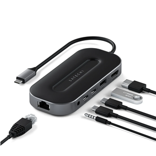 USB šakotuvas Satechi USB-4 Multiport + 2.5G Ethernet Prekė - ST-U4MGEM
