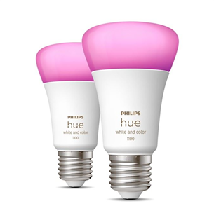 Philips Hue White and Color Ambiance, E27, 2 pcs, color - Smart Lights Item - 929002468802 929002468802