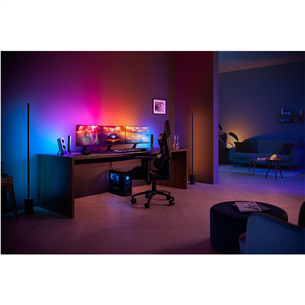 Philips Hue Play Gradient PC Lightstrip, 3x 24''-27'', black/white - Smart Lightstrip for a Monitor Item - 929003498701