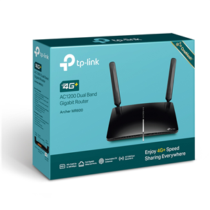 TP-Link Archer MR600, 4G+ Cat6 AC1200; black - WiFi router Item - ARCHERMR600