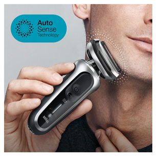 Barzdaskutė Braun Series 7 360° Flex, AutoSense, Wet & Dry, black/silver Prekė - 71-S7200CC