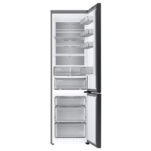 Samsung BeSpoke, 387 L, height 203 cm, black - Refrigerator Item - RB38C7B6BB1/EF