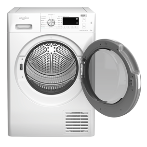 Whirlpool, 9 kg, depth 64.9 cm - Clothes Dryer Item - FFTM119X3BXY