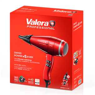 Plaukų džiovintuvas Valera Swiss Power4ever, 2400W Prekė - SP4EQRCD