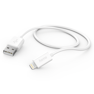 Hama, USB A - Lightning, 1 м, белый - Кабель Товар - 00201579 00201579