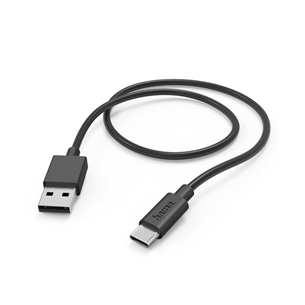 Hama Charging Cable, USB-A, USB-C, 1 м, черный - USB-кабель Товар - 00201594 00201594