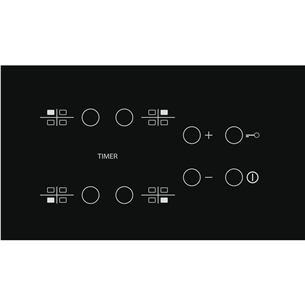 Whirlpool, width 58 cm, frameless, black - Built-in Ceramic Hob Item - AKT801NE
