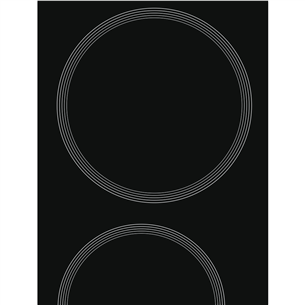 Whirlpool, width 58 cm, frameless, black - Built-in Ceramic Hob Item - AKT801NE