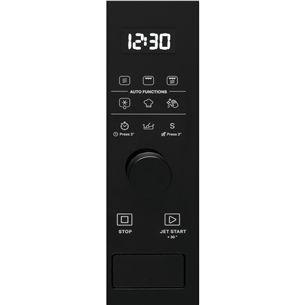 Whirlpool, 20 L, 800 W, black/inox - Built-in Microwave Oven with Grill Item - WMF201G