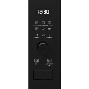 Whirlpool, 25 L, 900 W, black - Built-in Microwave Oven with Grill Item - WMF250G