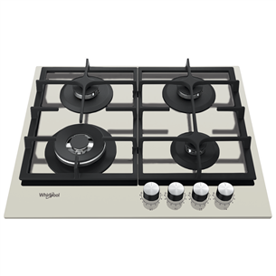 Whirlpool, width 59 cm, beige - Built-in Gas Hob Item - AKTL629/S
